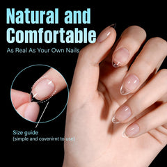 TOMICCA single nail top label detail showing size marking for accurate fit