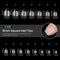 TOMICCA numbered trays with 15 sizes for fast, accurate nail matching