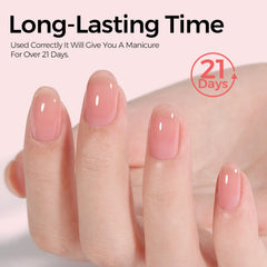 TOMICCA gel texture pool showing jelly translucence for blendable layering