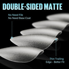 TOMICCA tip edge detail showing reinforced front edge for break resistance