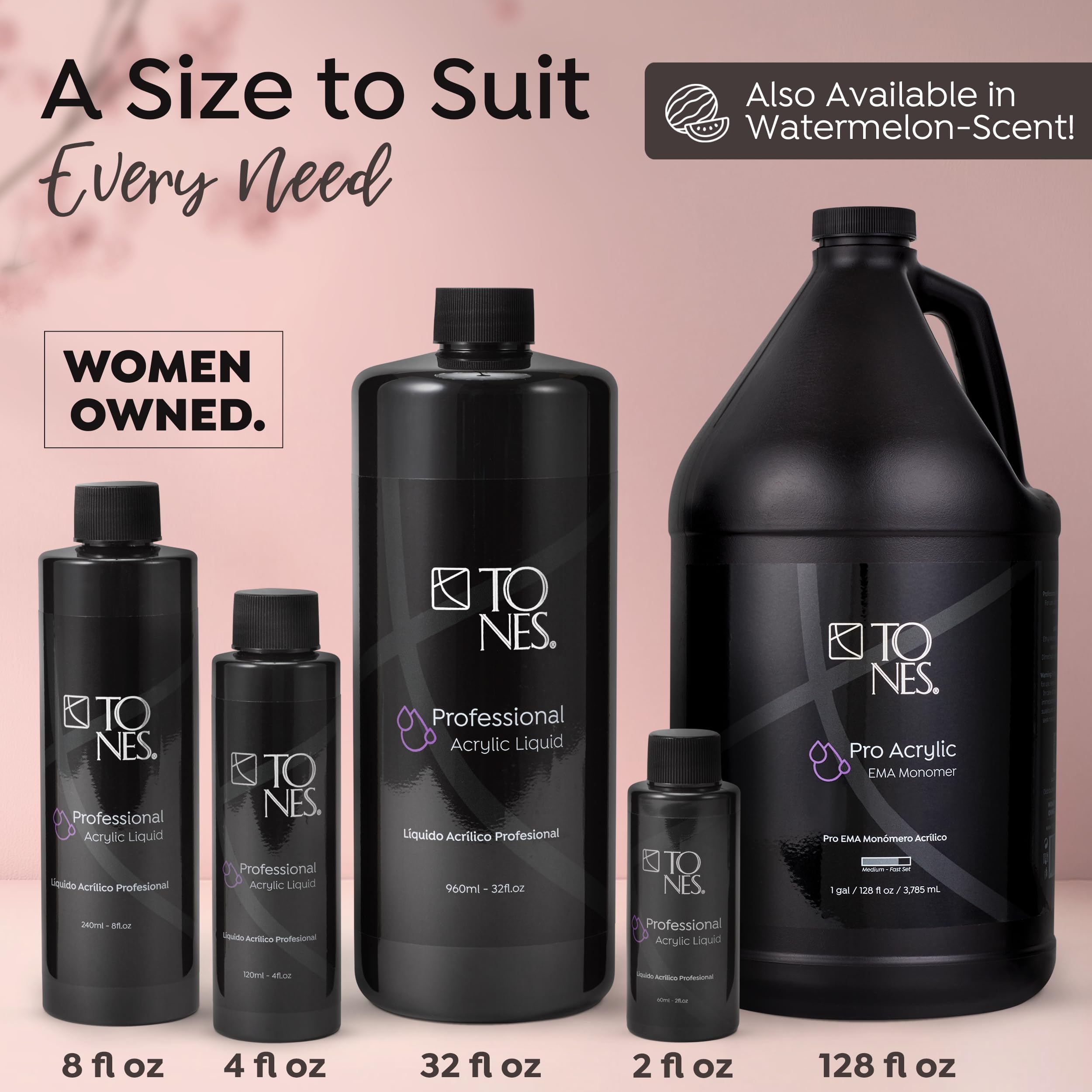 TONES bottle with box and packaging showing USA-made quality and shelf-ready presentation