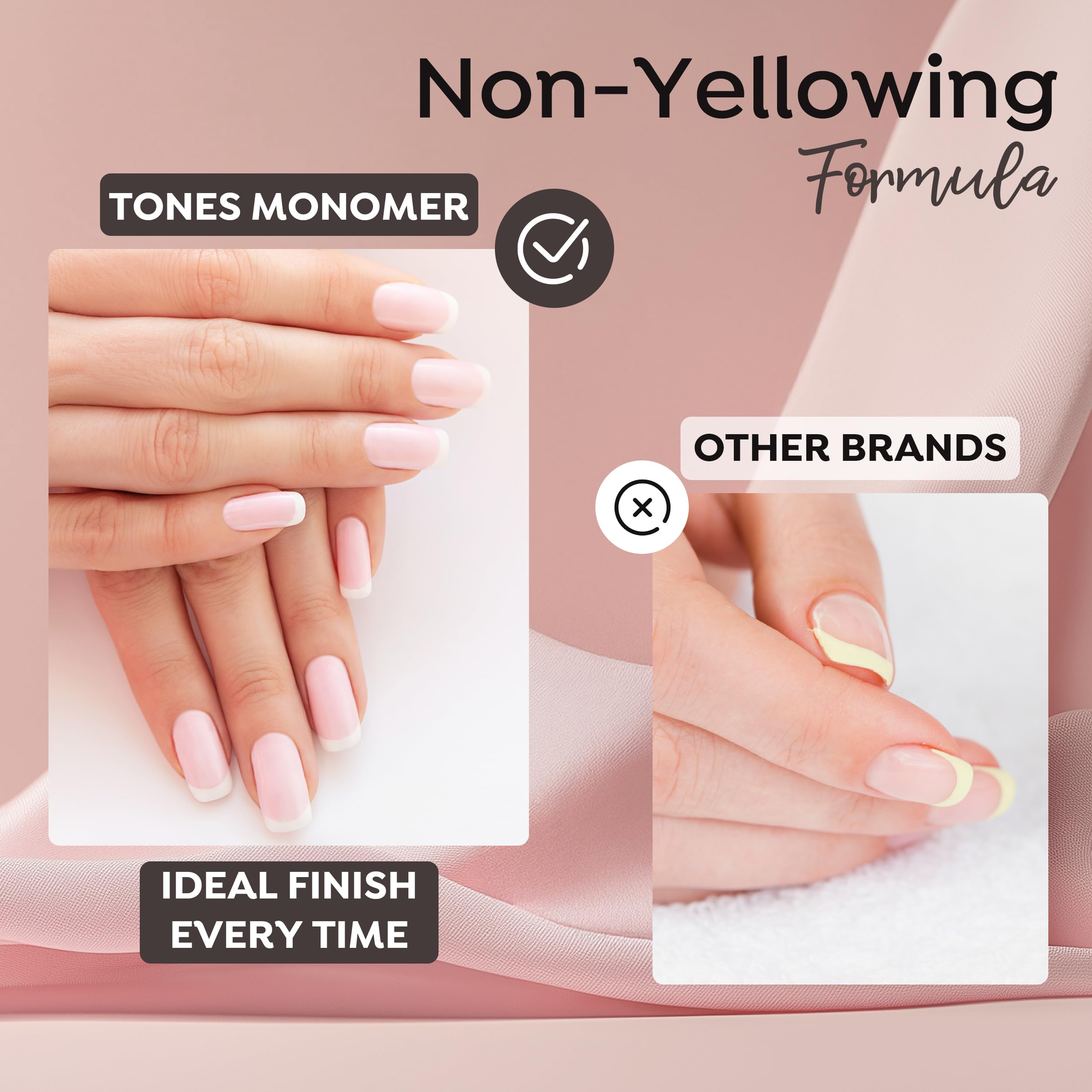 TONES 2 fl oz bottle next to ruler for scale, compact professional salon supply benefit