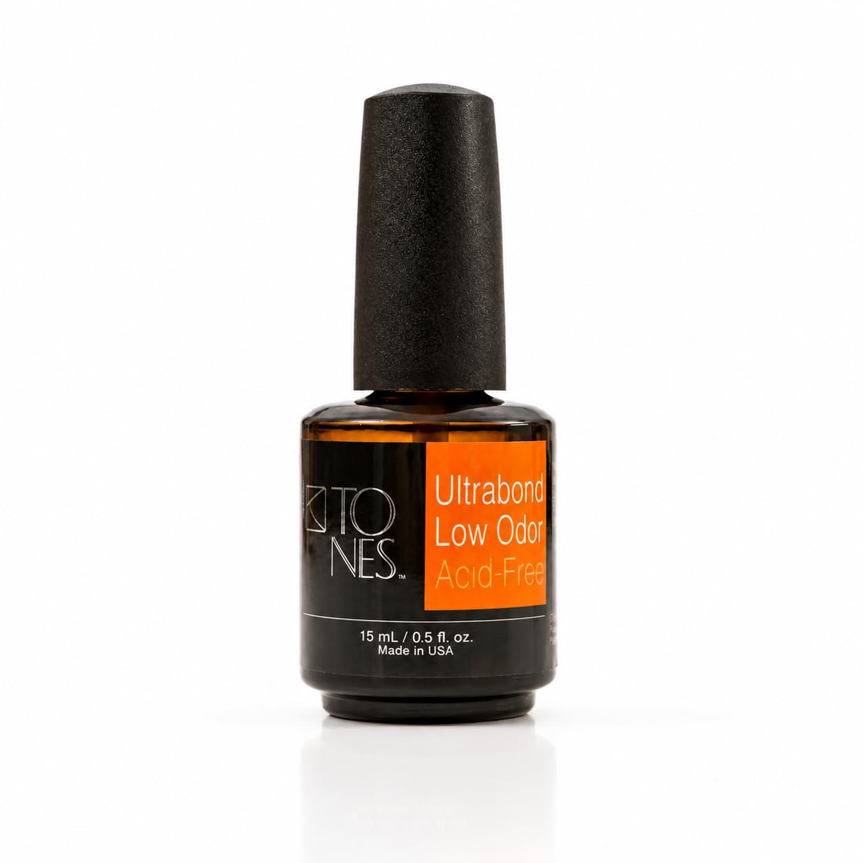 TONES Ultrabond front bottle showing label and compact size for professional use