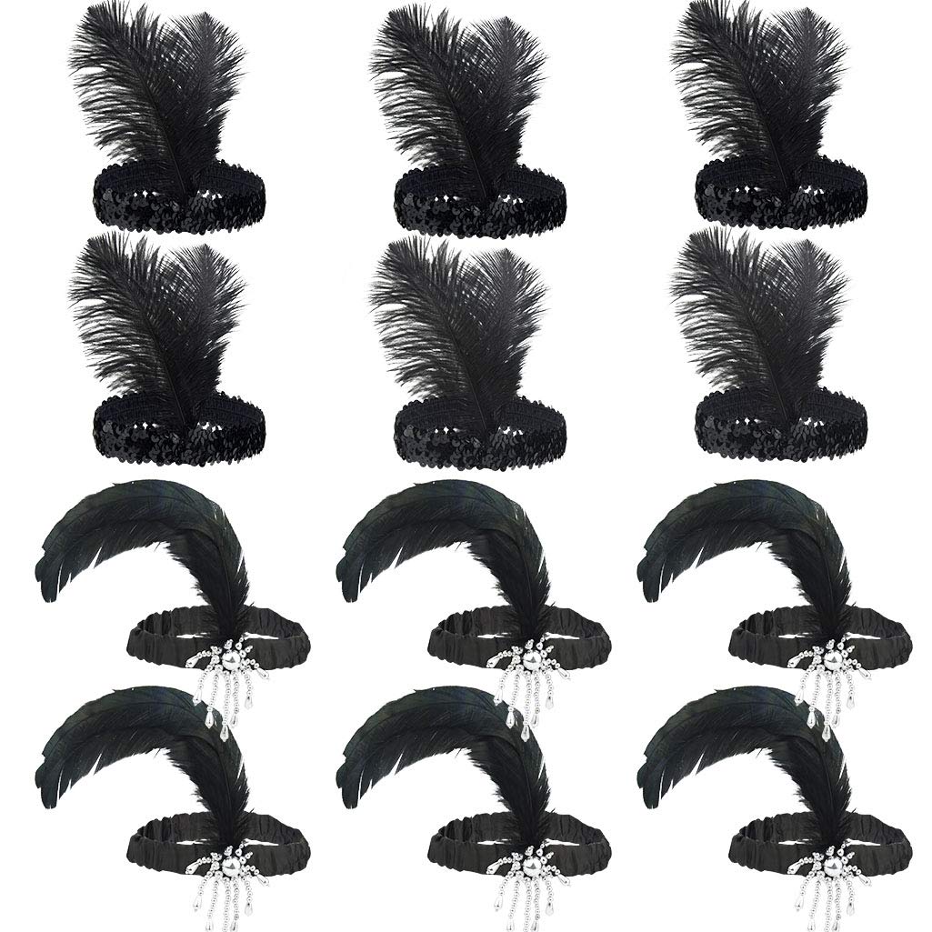 Tongcloud front view showing full 12-piece headband set and packaging benefit: ready-to-wear