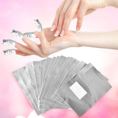 Tongcloud salon technician using wraps showing professional, low-mess removal