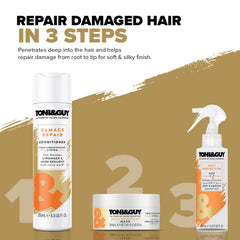 TONI&GUY application on hair lengths illustrating detangling benefit
