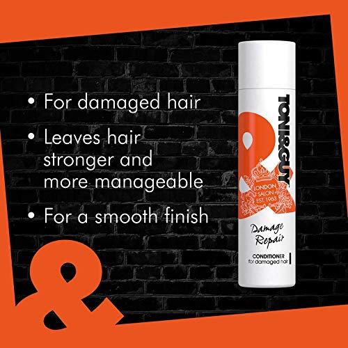 TONI&GUY conditioner staged in bathroom lifestyle for routine appeal