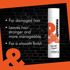 TONI&GUY conditioner staged in bathroom lifestyle for routine appeal