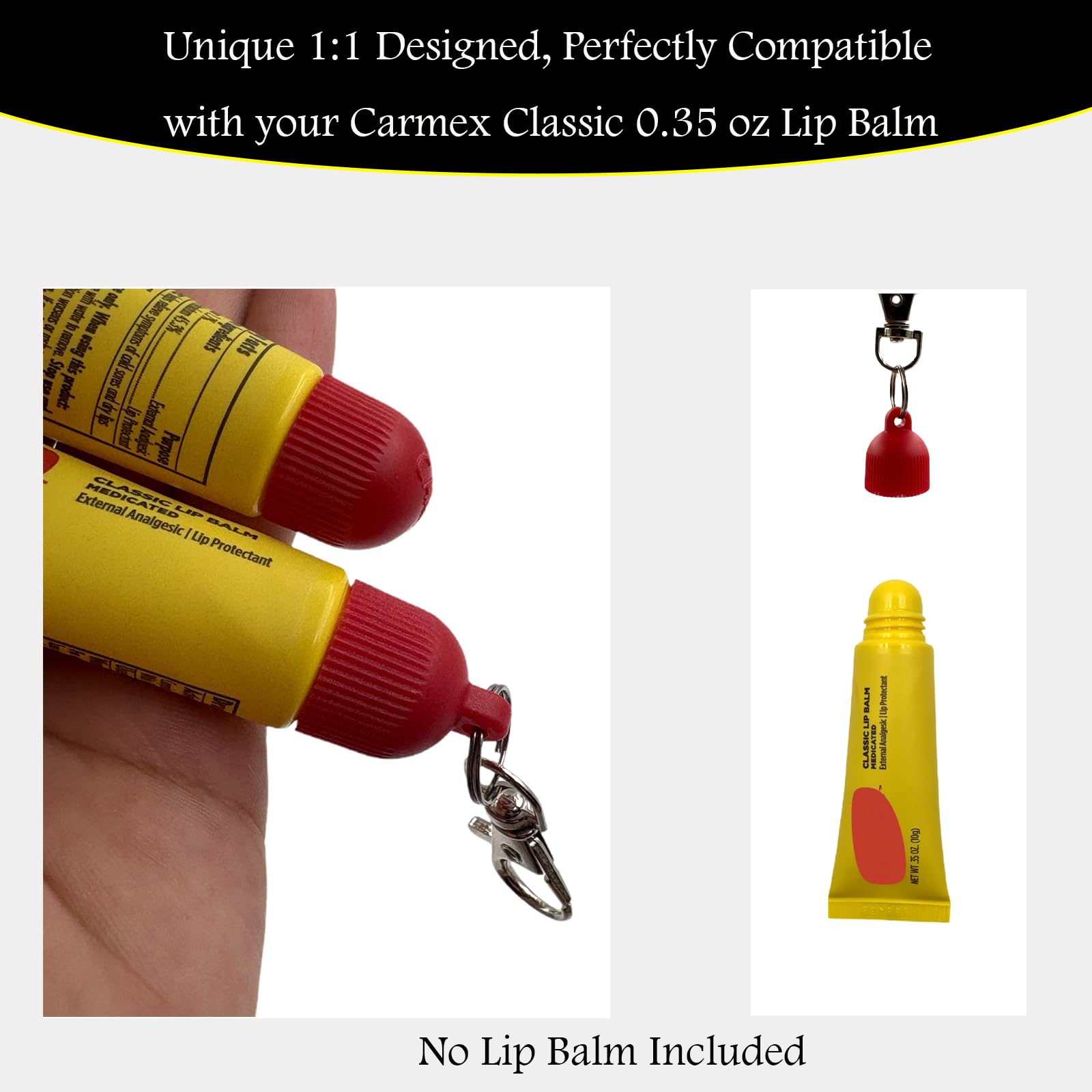 Tonsamvo cap clipped to keys with carabiner for easy carrying