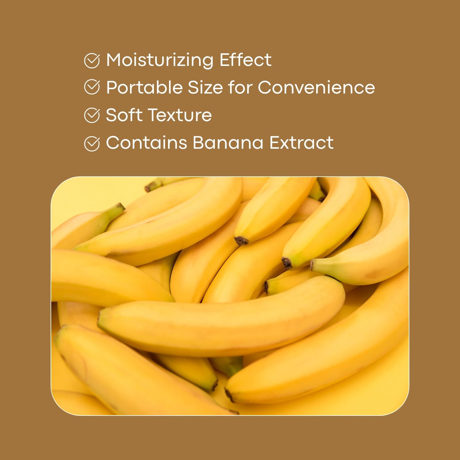 TONYMOLY ingredient label highlighting banana extract and shea butter benefits
