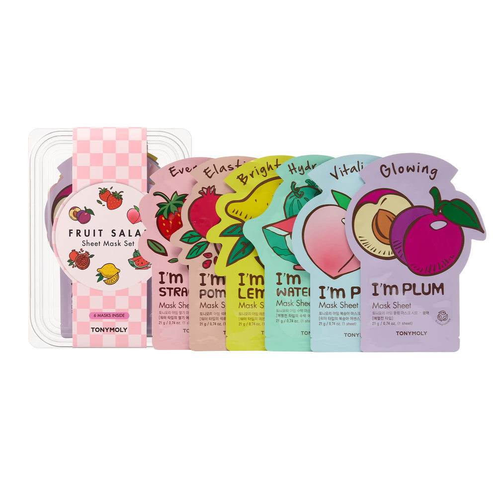 TONYMOLY close-up of sheet mask texture highlighting thin fit and hydrating essence