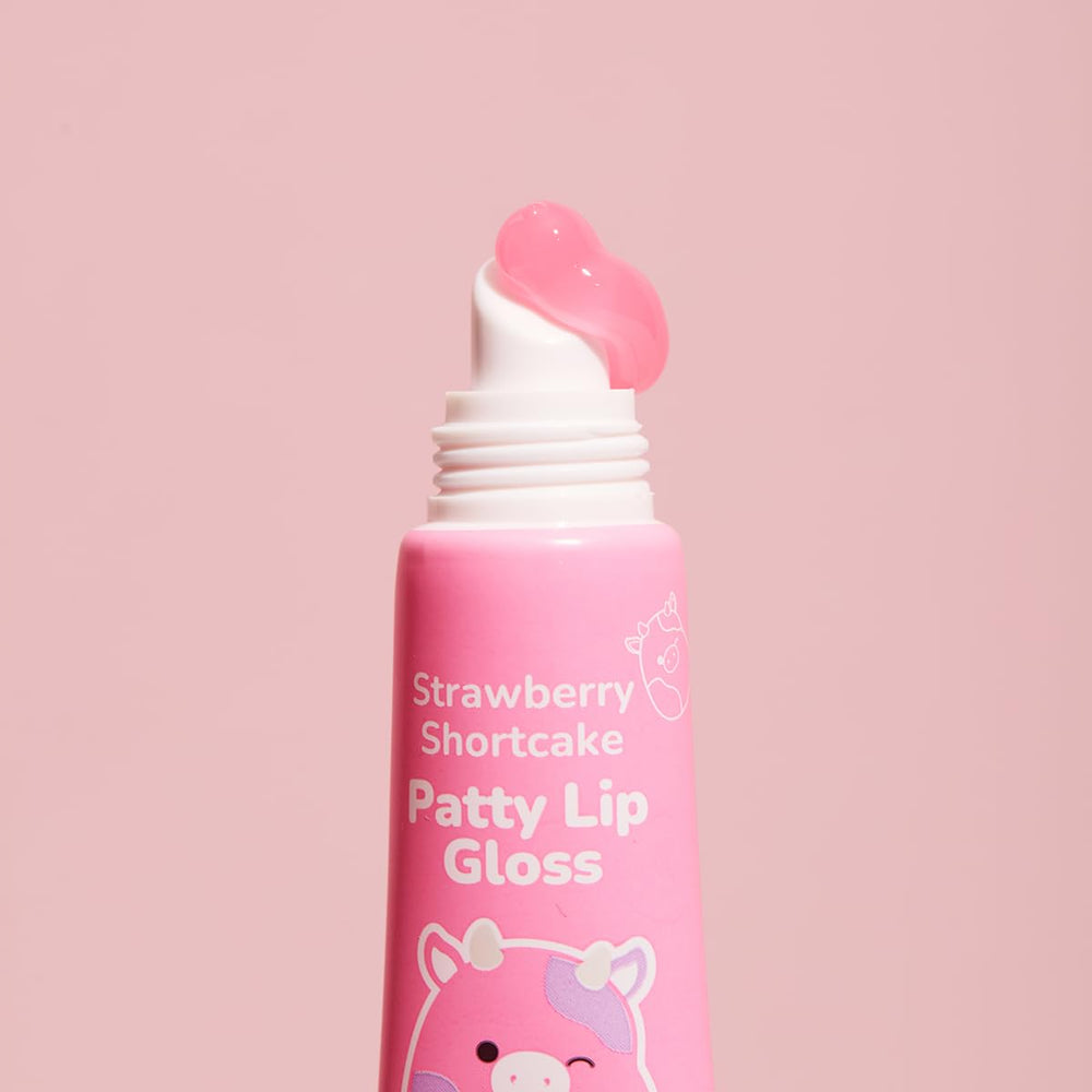 TONYMOLY Patty lip gloss keychain detail showing compact portability and shine