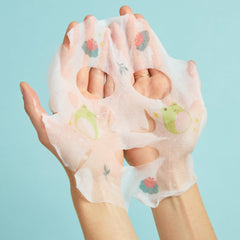 TONYMOLY foot mask pouch displayed highlighting shea butter nourishment