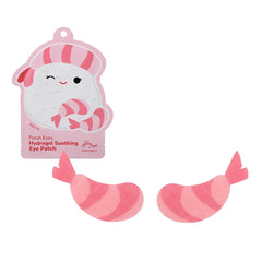 TONYMOLY patches applied under eye demonstrating de-puffing and comfortable fit