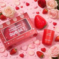 TONYMOLY hand cream tube texture close-up highlighting rich shea butter hydration