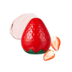 TONYMOLY front tube showing strawberry design and compact size for travel