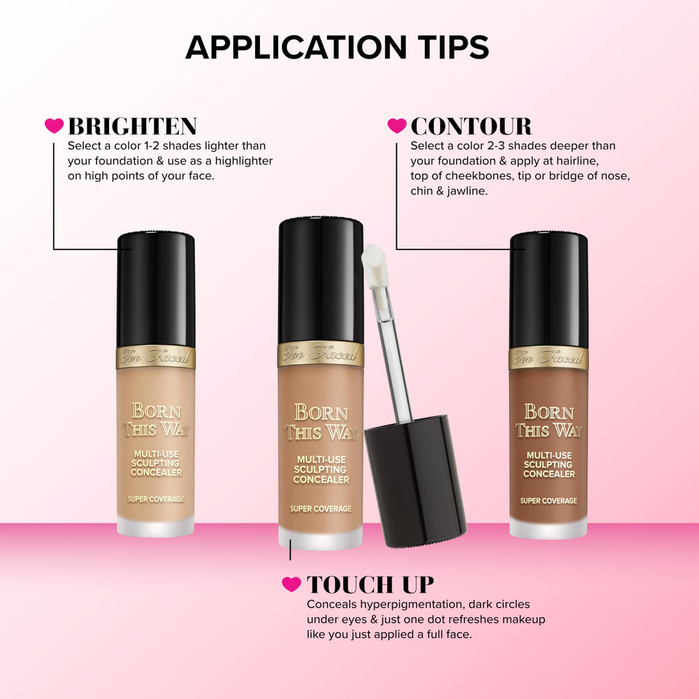 Too Faced ingredient callout with hyaluronic acid and coconut water showing hydrating benefit