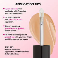 Too Faced swatches across skin showing color range and blendable finish