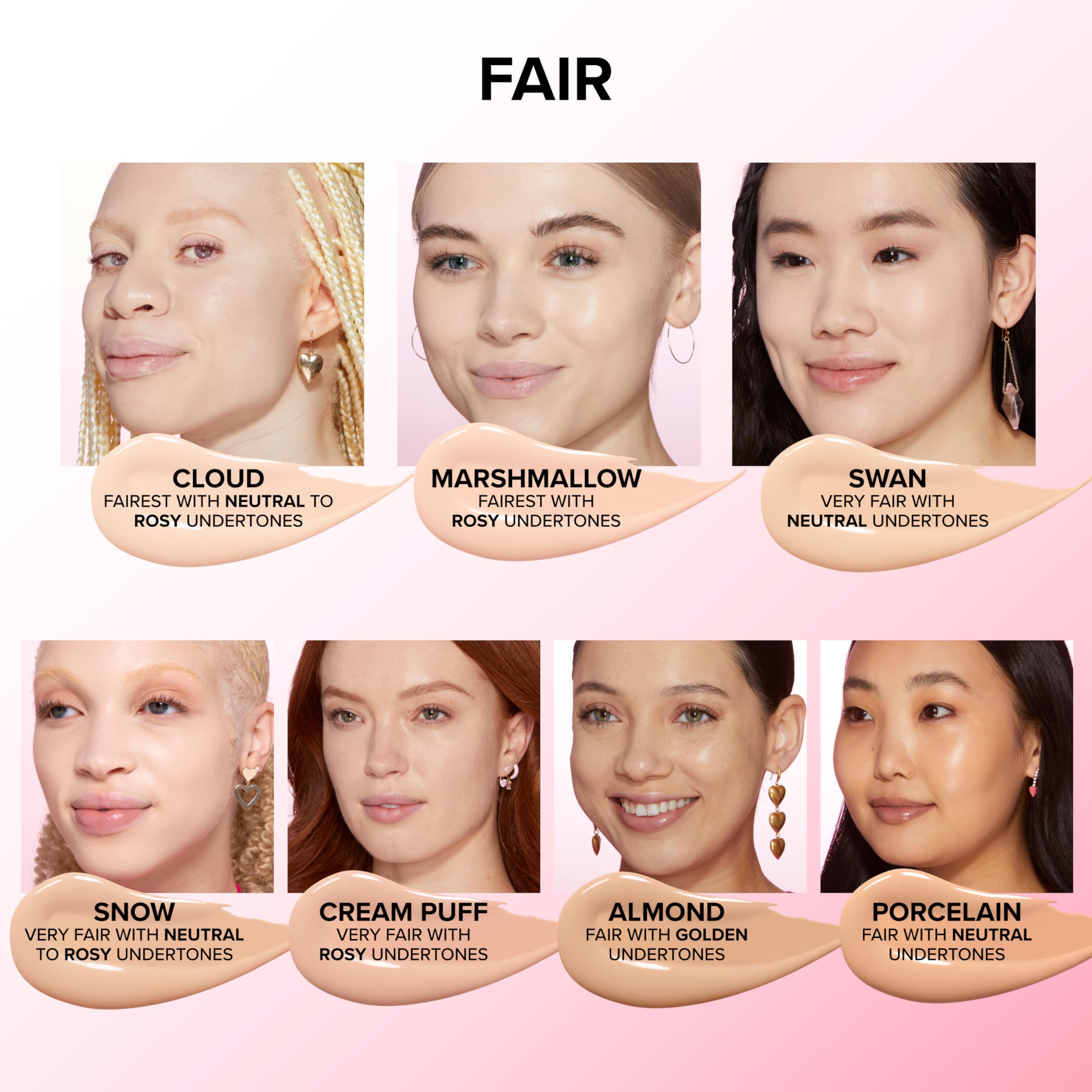 Too Faced concealer texture dollop demonstrating creamy hydrating formula benefit