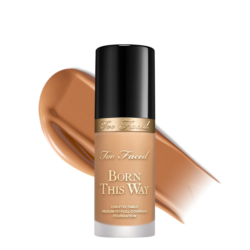 Too Faced front bottle showing product branding and natural finish benefit