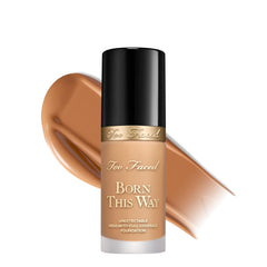 Too Faced front bottle showing product branding and natural finish benefit