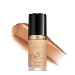 Too Faced front bottle view showing label and natural finish benefit