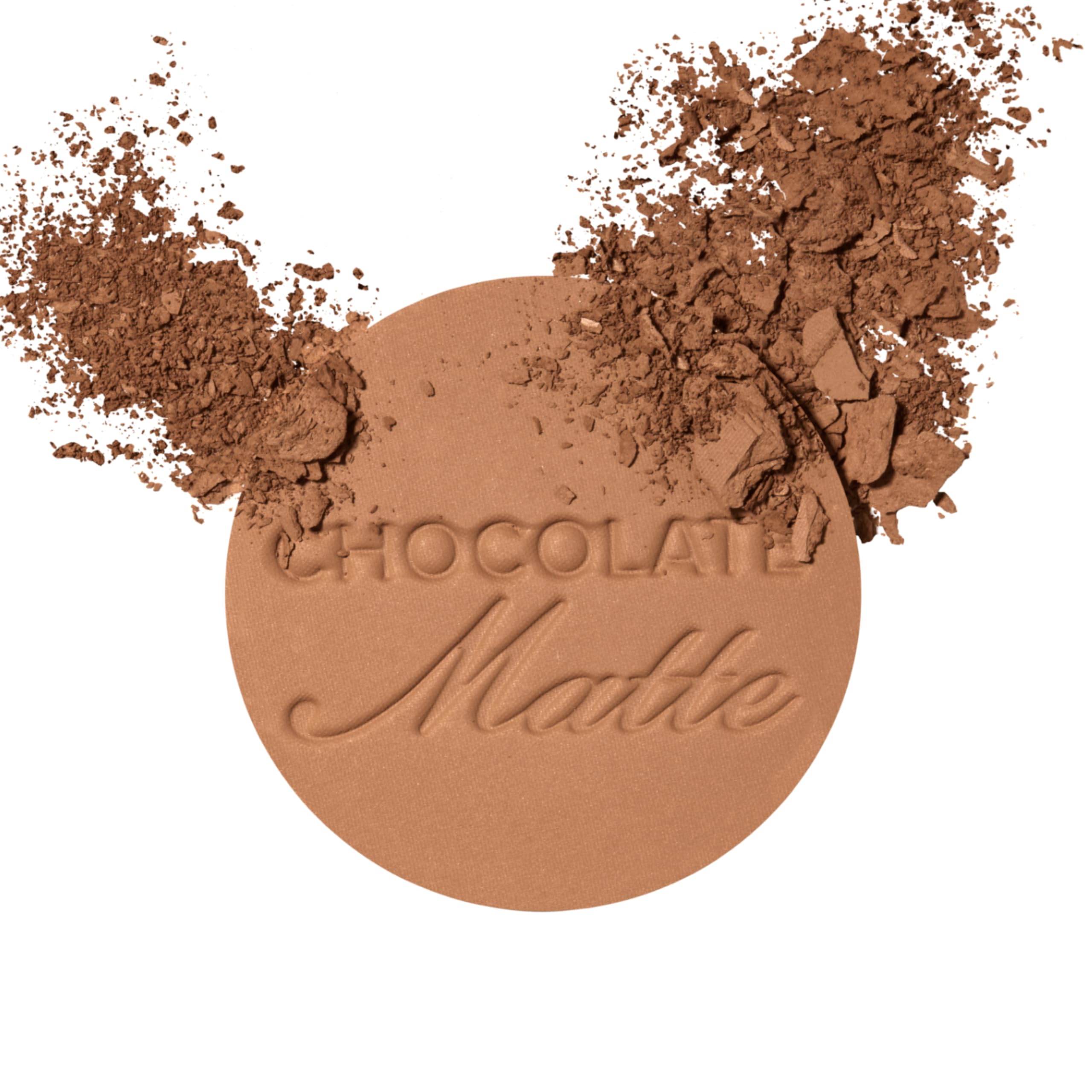 Too Faced Chocolate Soleil powder texture close-up highlighting fine-milled finish and blendability