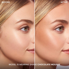 Too Faced stick with cap removed showing angled tip, easy targeted application