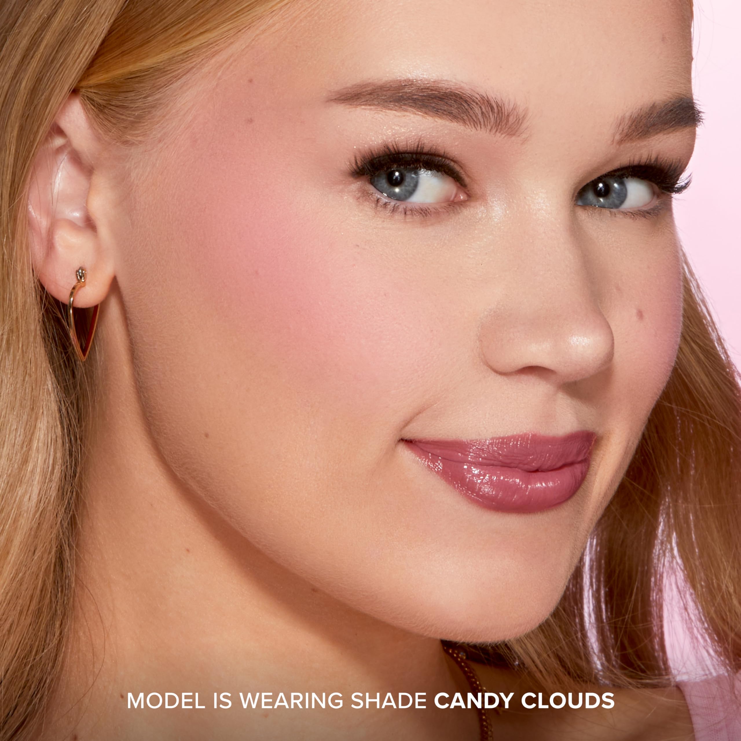 Too Faced swatch on forearm showing buildable shade, natural finish