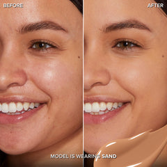 Too Faced concealer applicator close-up demonstrating precise, mess-free application
