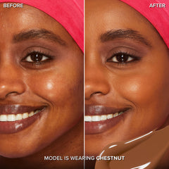 Too Faced doe‑foot applicator delivering precise coverage and control