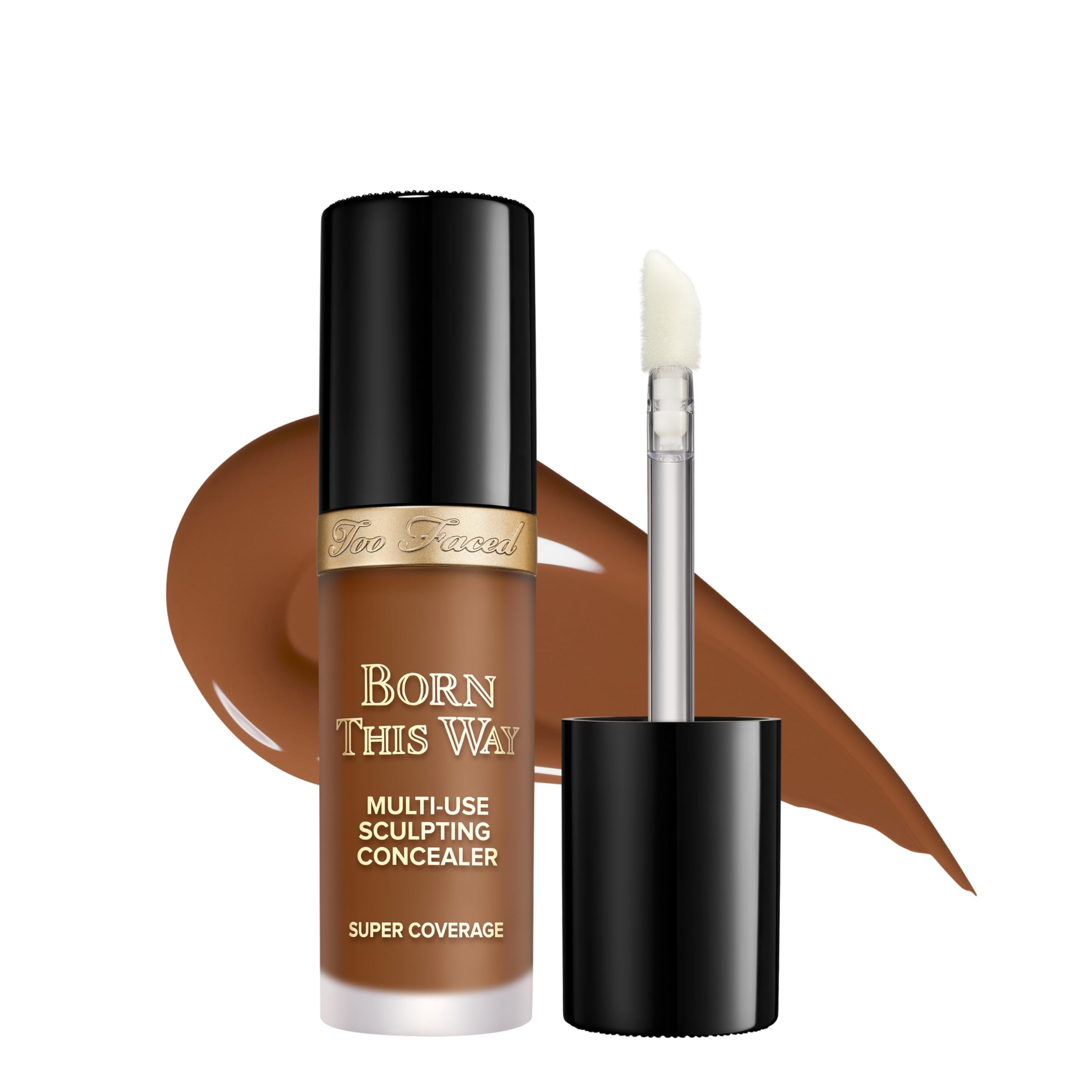 Too Faced front packaging showing Chestnut shade and product benefits