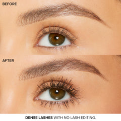 Too Faced mascara on vanity in lifestyle setting showing everyday wearability benefit