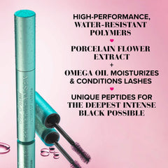 Too Faced wand with formula texture showing thickening and coating benefit