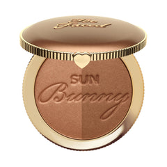 Too Faced Sun Bunny compact front view showing sleek packaging and glow