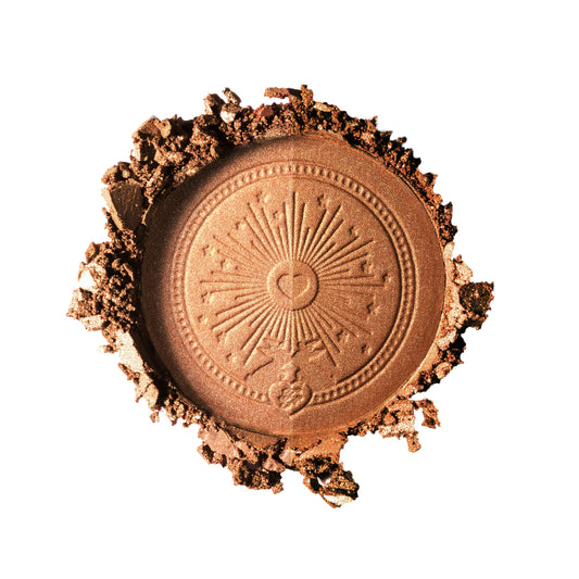 Too Faced open compact revealing two sun-kissed powder shades for versatile use