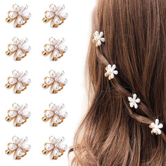Toolzeen front packaging showing ten gold pearl clips and benefits of variety
