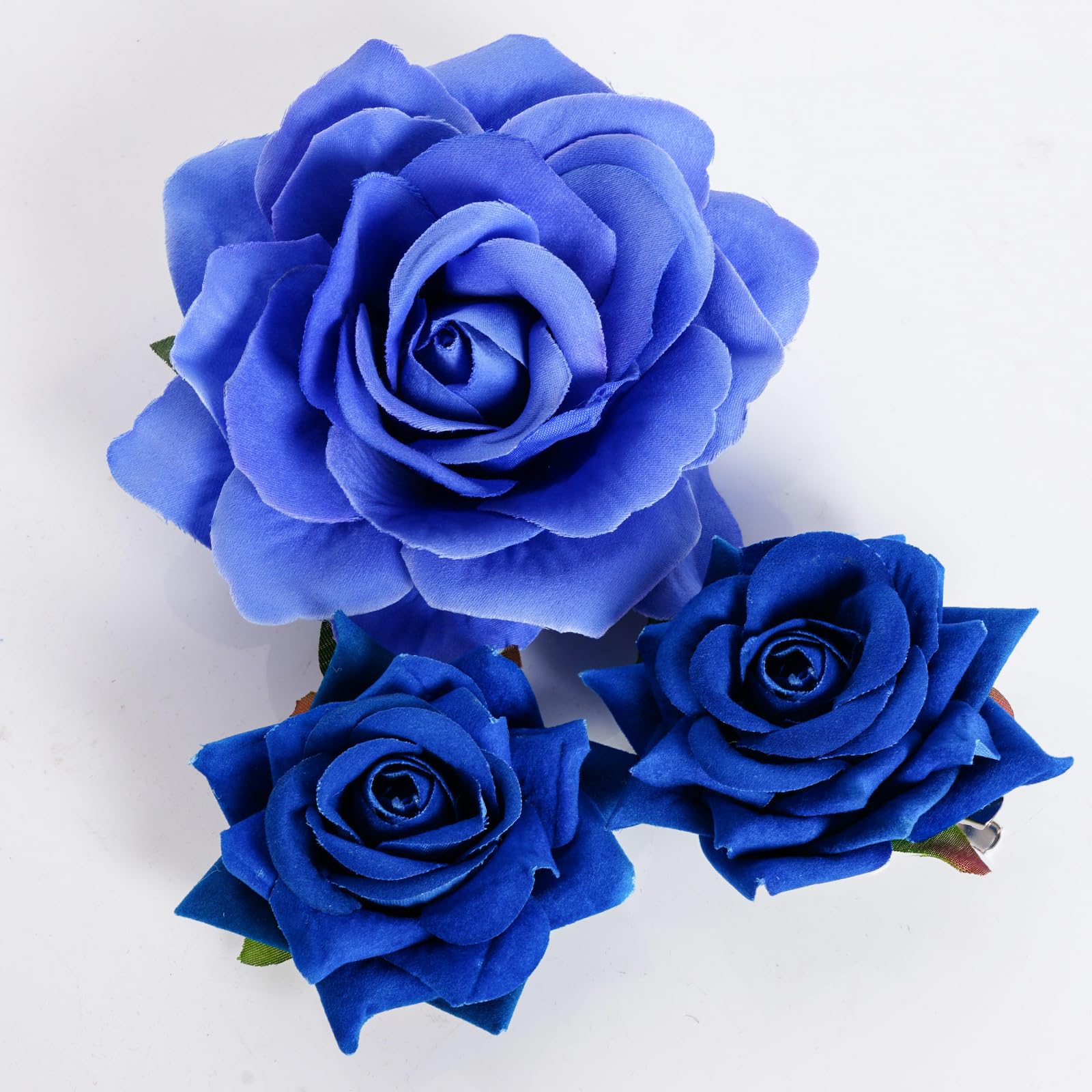 Topbuti rose clipped into styled hair for event-ready look benefit: enhances hairstyles
