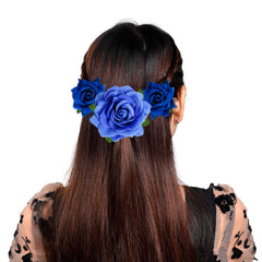 Topbuti rose pinned on dress lapel as accessory benefit: adds elegant detail to outfits