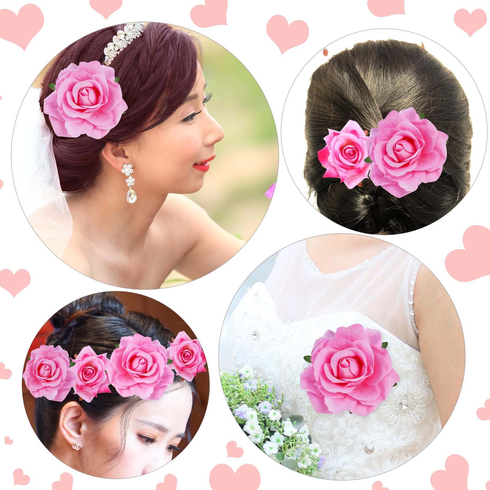 Topbuti gift box with roses inside, ideal for Mother's Day or bridesmaids