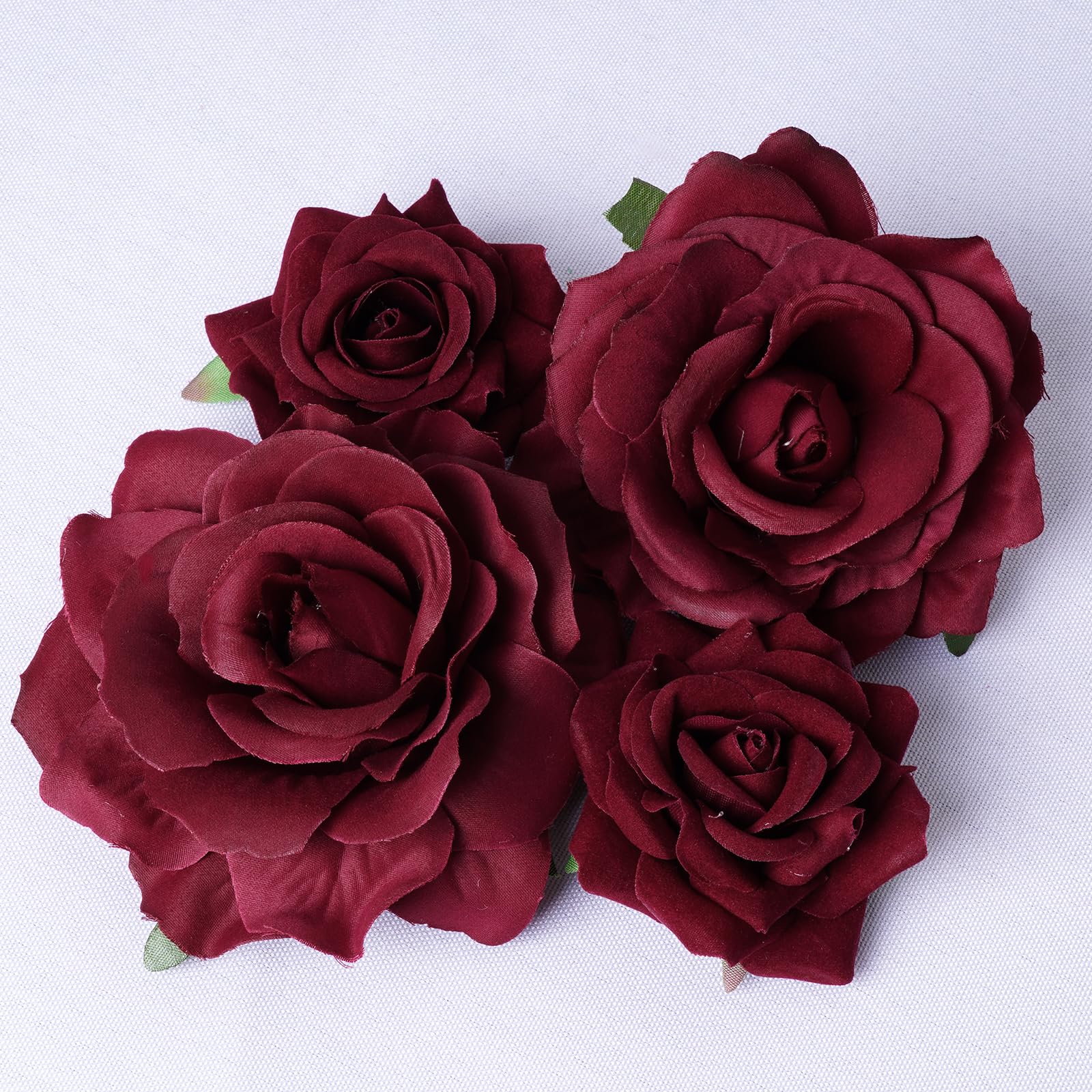 Topbuti small rose clipped in hair illustrating stylish hold and comfortable wear