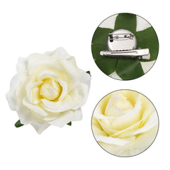 Topbuti metal clip and brooch back visible demonstrating secure attachment