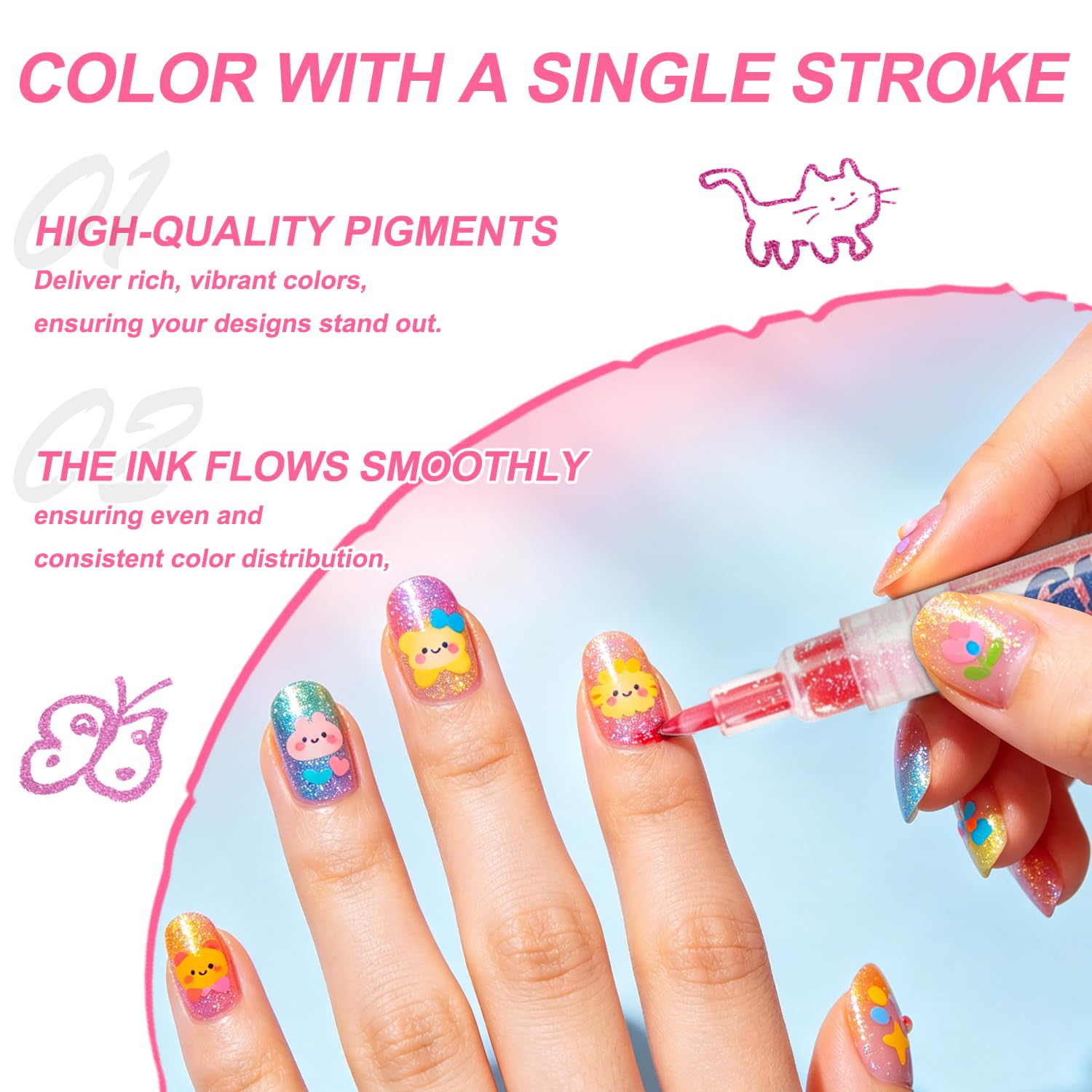 Topcent before and after nail comparison highlighting visible transformation