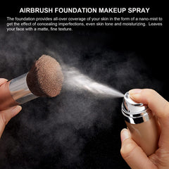 Topcent spray nozzle closeup demonstrating fine mist spray