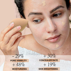 Topcent swatch of shade #2 Beige on arm illustrating true color payoff