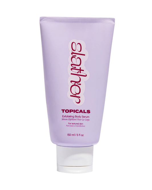 Topicals Slather front packaging showing clean clinical branding and size