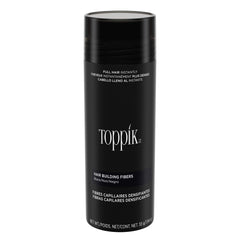 Toppik 55g black front packaging showing product and benefits