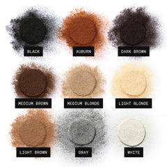 TOPPIK PRO close-up fibers adhering to hair strands for realistic density