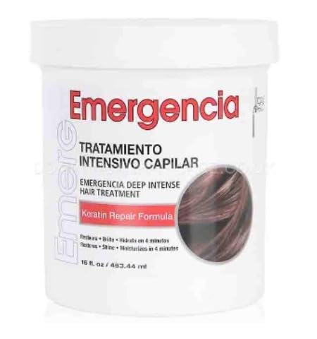 TOQUE MAGICO Emergencia jar front view showing label and 16 oz size for restorative shine