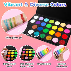 torbers brushes and stencils arranged for quick application and guided designs